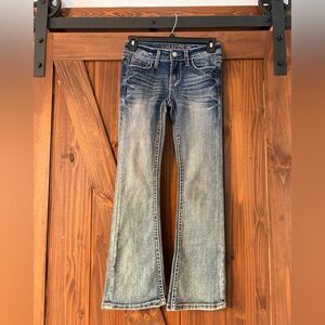 Grace Kids' Blue Faded Jeans